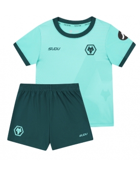 Wolves Maglia Gara Trasferta Repliche 2025-26 Bambino Maniche Corte